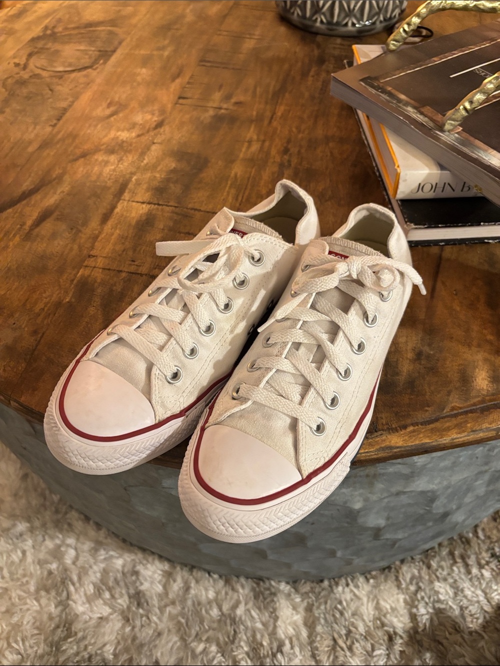 Converse M7652 Unisex Chuck Taylor All Star Low Top Canvas Optical White